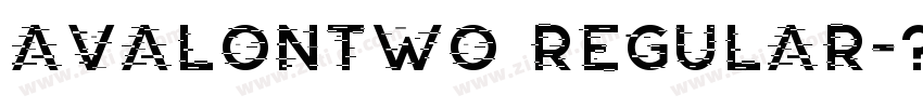 AvalonTwo Regular字体转换
